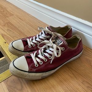 Burgundy Converse